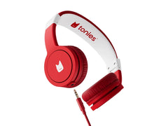 Wired Headphones: Sunset Red